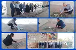 تجدید میثاق کارکنان حوزه ارتباطات و فناوری اطلاعات استان یزد در مزار شهدای گمنام