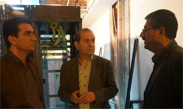 بازدید معاون  استاندار از مراحل پایانی مرکز داده استان