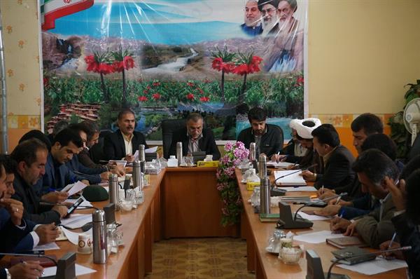 برگزاری جلسه توسعه طرح اقتصادی  و زیر بنایی در شهرستان کوهرنگ از توابع  استان چهارمحال و بختیاری